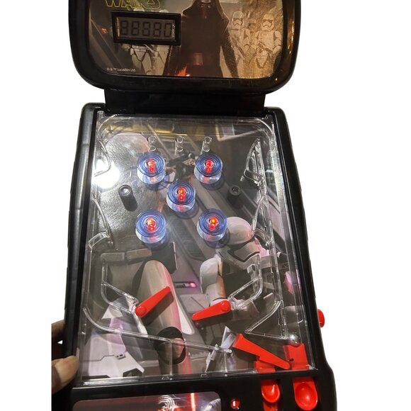 Star Wars The Force Awakens Tabletop Pinball Game Electronic Light Up # 25115FC - Picture 3 of 14